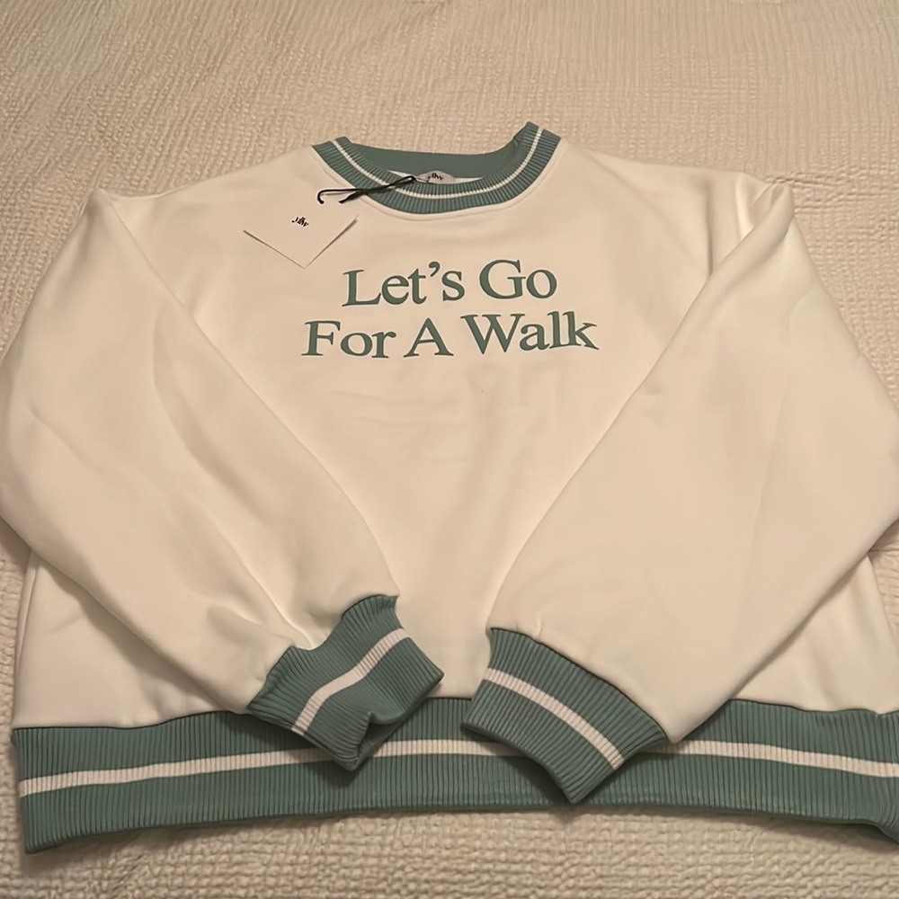 yellowthelabel let’s go for a walk sweatshirt